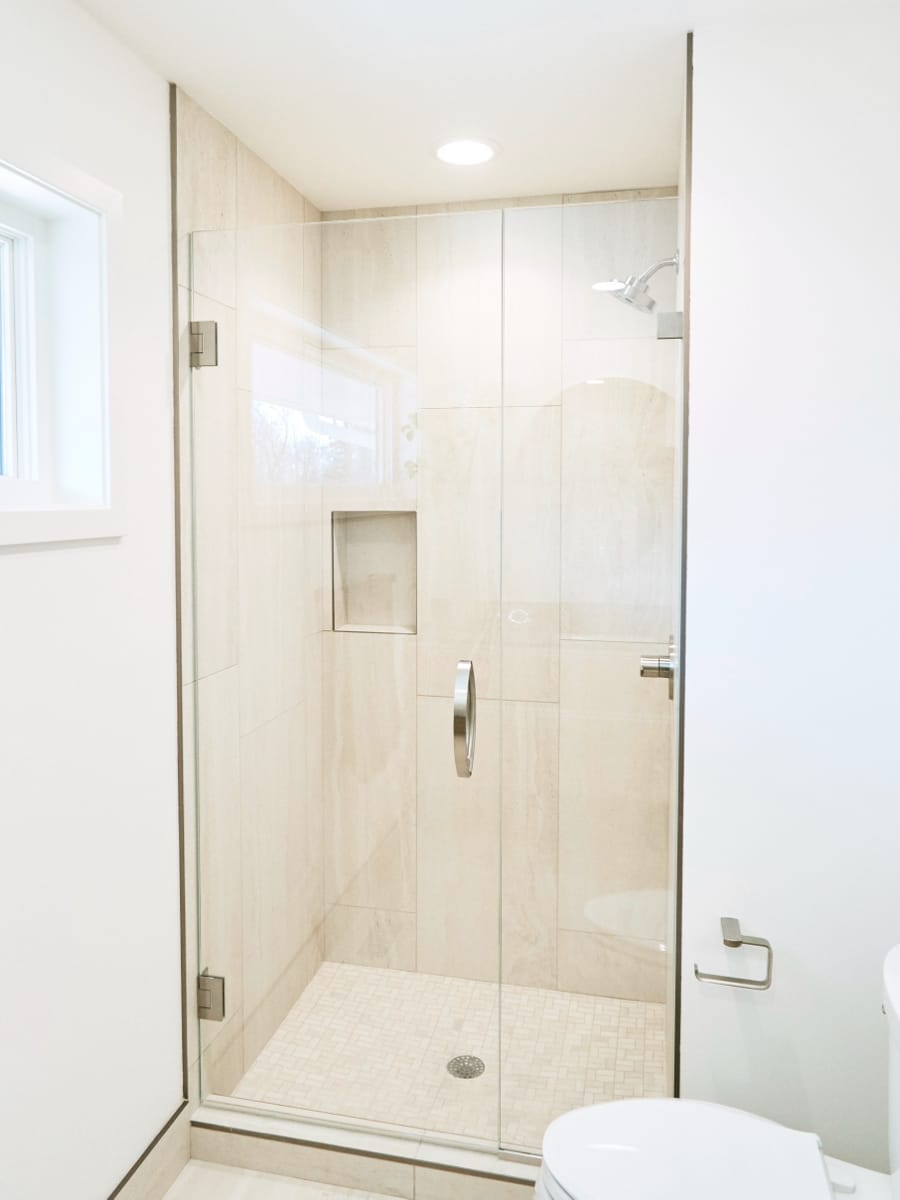 Frameless Glass Shower Door Installation